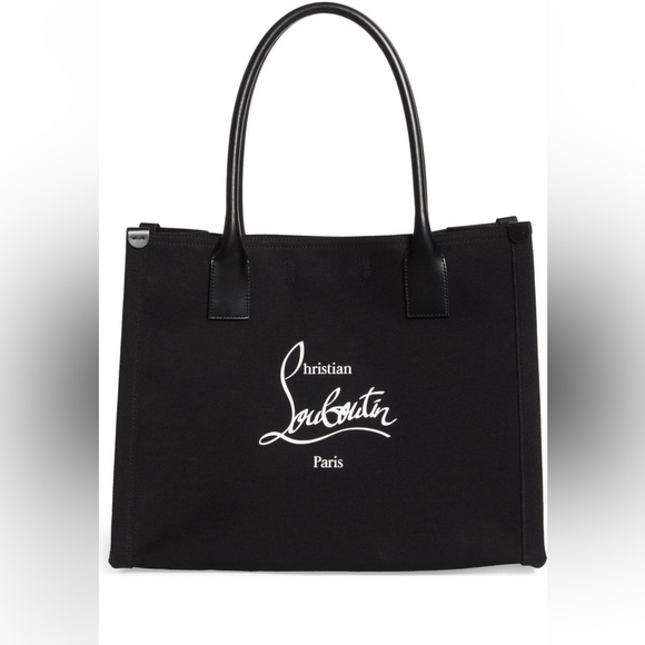 Christian Louboutin Large Nastroloubi Canvas Tote with Dustbag NWOT - Picture 1 of 6